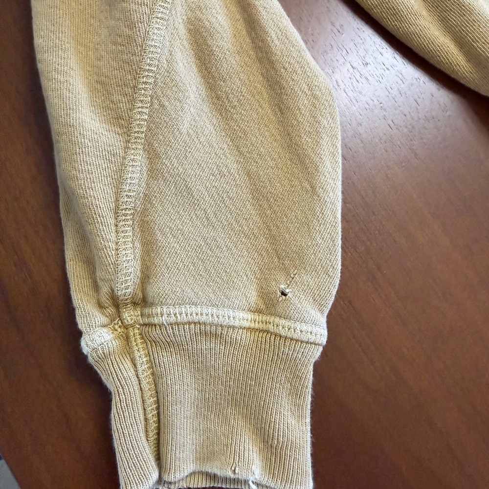 The Great College Sweatshirt Beige Size 2/Medium - Picture 3 of 7